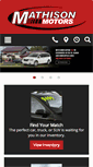 Mobile Screenshot of mathisonmotors.com